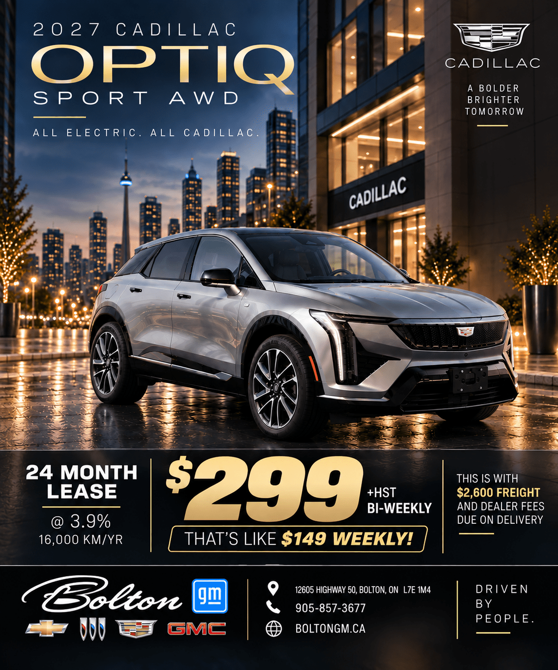 2027 Cadillac Optiq Sport AWD – IN STOCK